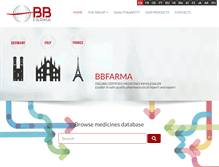Tablet Screenshot of bbfarma.com